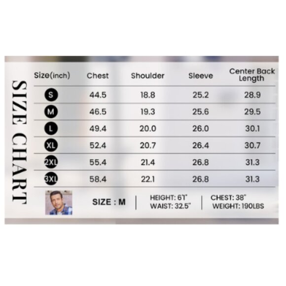 Men's Flannel Shirt Jacket Quilted Lined Plaid Jacket Long Sleeve Shacket - Picture 7 of 7